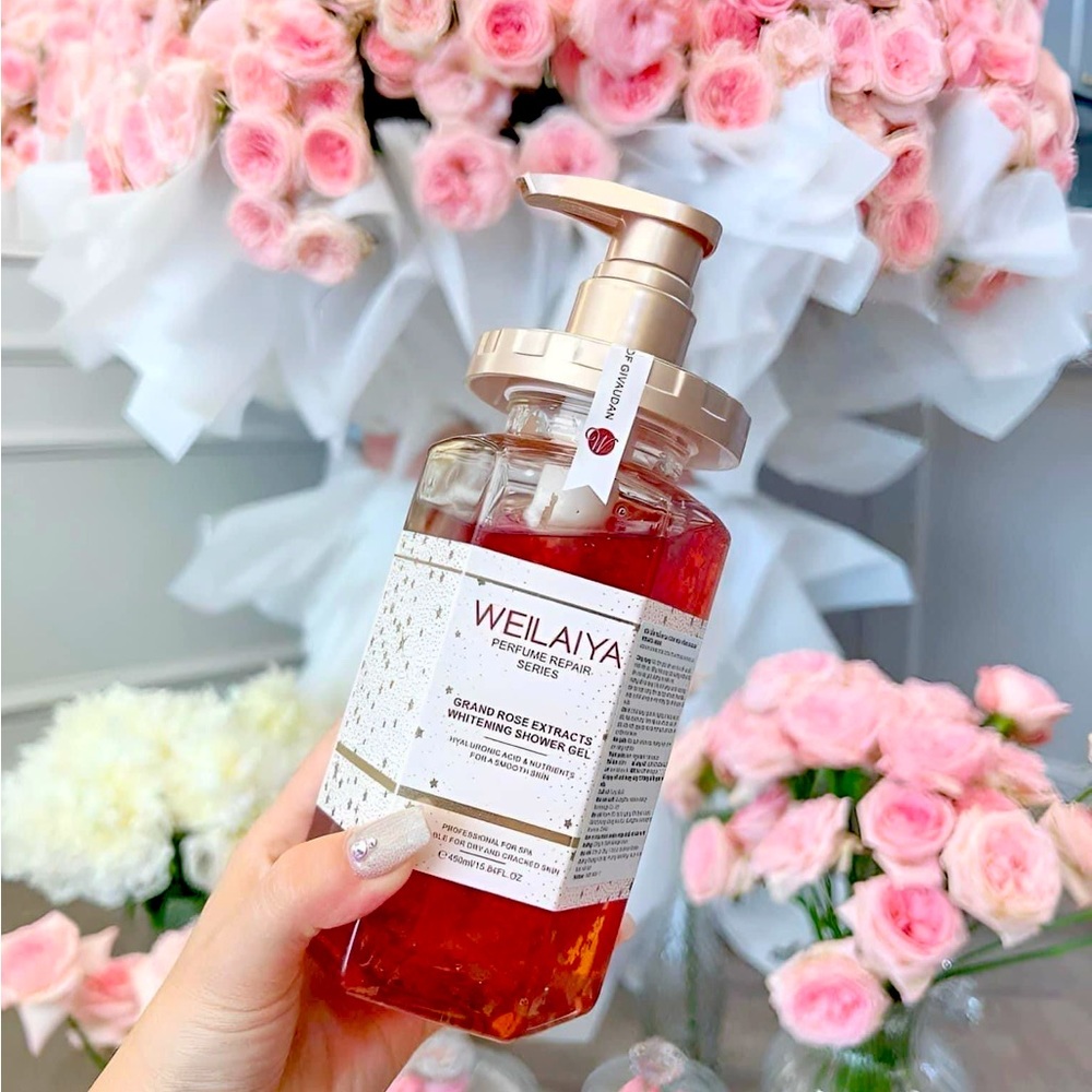 Weilaiya Perfume Repair Series Grand Rose Extracts Shower Gel 450ml